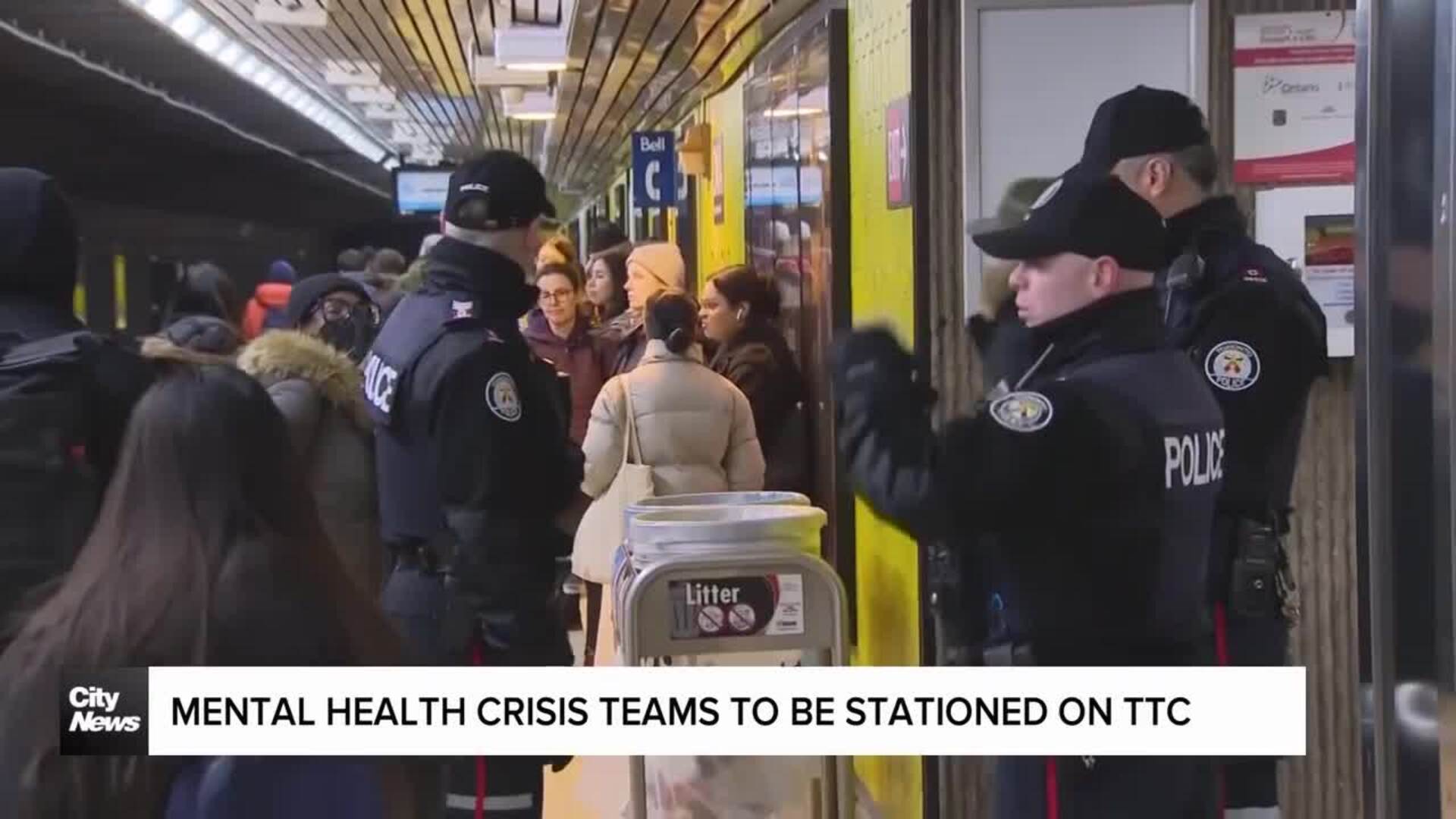 Crisis workers to be stationed on TTC subway platforms starting in November