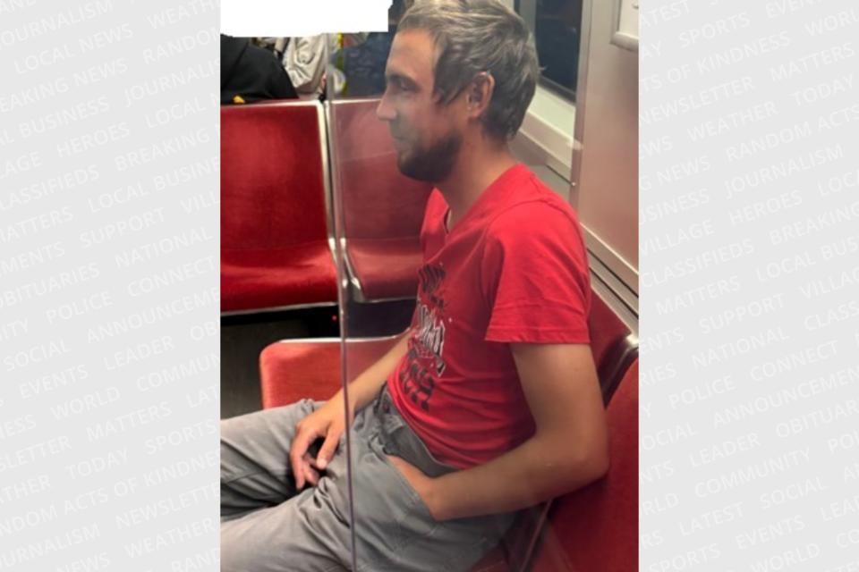 While onboard the same train, the suspect allegedly sexually assaulted an adult victim and fled the area.   Police have released an image of the suspect. He is described as being between 30 and 40 years old, 5'11" with a thin build, tanned complexion, gre