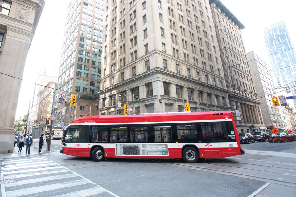 Pedestrian struck by TTC bus has life-threatening injuries