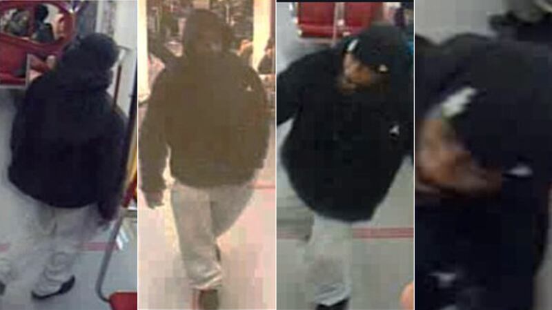 Toronto police release images of suspect in unprovoked assault on TTC subway train