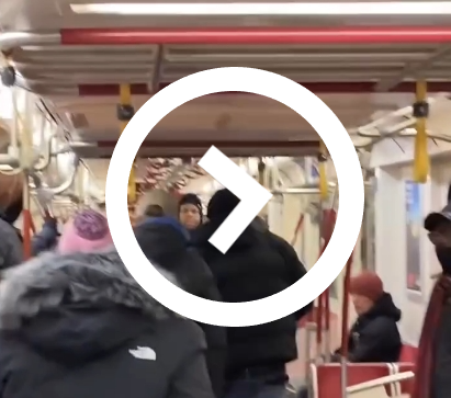 WATCH FULL VIDEO - Citizens Confront and Chase Knife?Wielding Man Out of TTC Station