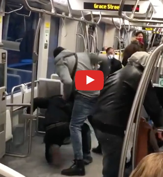 FIGHT BREAKS OUT ON TTC STREETCAR AFTER MAN SMOKES NEAR PASSENGERS